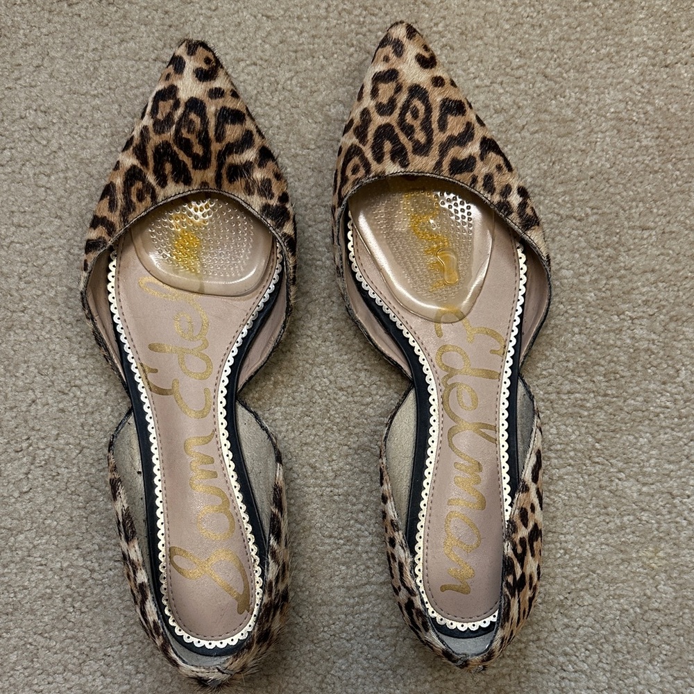 Sam Edelman Animal Print Flats